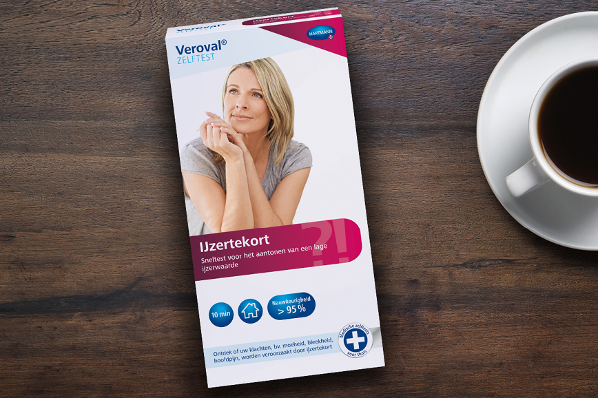 Ijzertekort zelftest packshot