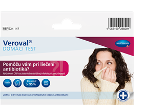 Veroval Domácí test "Pomôžu vám pri liečení antibiotiká?" balenie