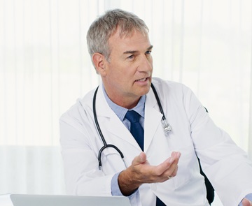 doktor v ordinaci