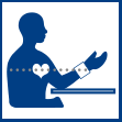 Veroval blood pressure measurement rule 5: If you are using a wrist monitor, hold the cuff at heart level during the measuring procedure.