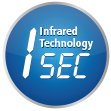 Ikona s textom infračervená technológia za 1 sekundu