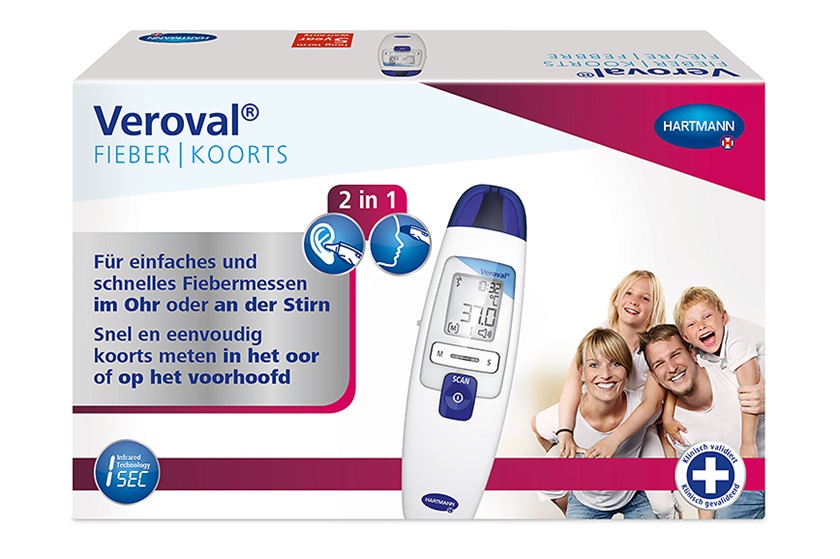 Veroval® DS 22 – 2-in-1 infrarood thermometer - packshot